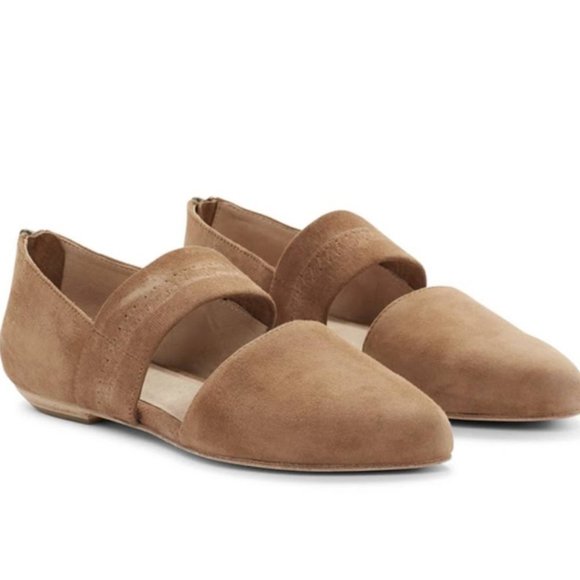 Eileen Fisher Shoes - Eileen Fisher Tall Suede Mary-Jane Style Slip On Flats | Size 7.5